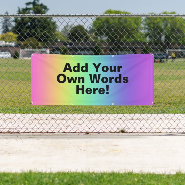 Custom Rainbow Banner (Insitu)