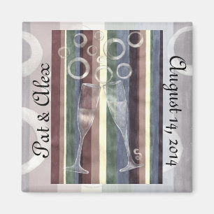 Custom Rainbow Cheer 3 Anniversary Magnet