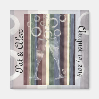 Custom Rainbow Cheer 3 Anniversary Magnet