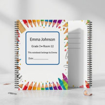 Custom Rainbow Coloured Pencil Teacher