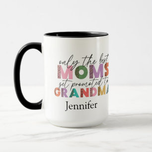 Custom Rainbow Colours New Grandma Mug
