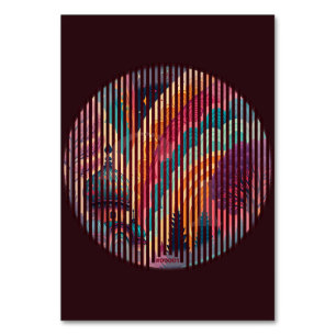 Custom Rainbow Dome Table Card – Dark Edition
