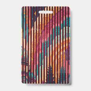 Custom Rainbow Skyline Badge – Mystical Event ID
