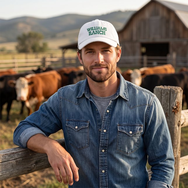 Custom Ranch Name Embroidered Hat (Creator Uploaded)