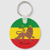 Custom Rastafarian Flag of Ethiopia Lion of Judah