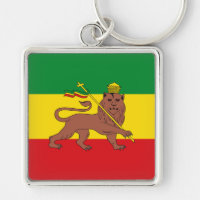 Custom Rastafarian Flag of Ethiopia Lion of Judah 