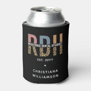 Custom RDH Registered Dental Hygienist Gifts Can Cooler