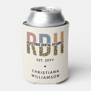 Custom RDH Registered Dental Hygienist Gifts Can Cooler