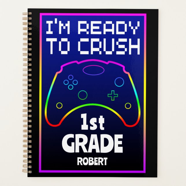 Custom Ready To Crush Back To School  Planner (Front)