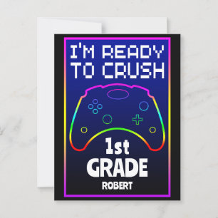 Custom Ready To Crush Back To School Postcard