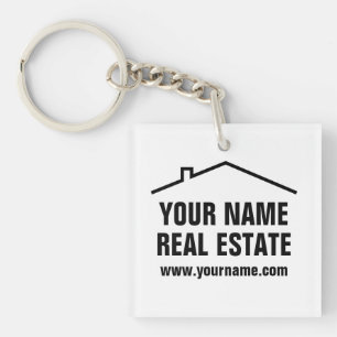 Custom Real Estate and property development Key Ring