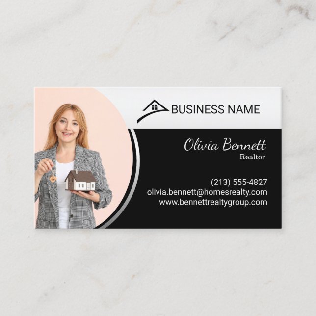Custom Real Estate Business Card (Front)