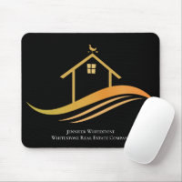 Custom Real Estate Company Black Gold Realtor