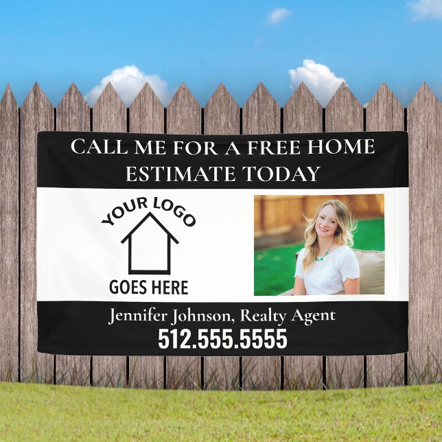 Custom Real Estate Company Logo Realtor Marketing Banner (Creator Uploaded)