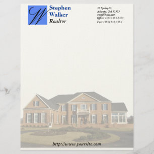 Custom Real Estate Stationary Personalised Letterhead