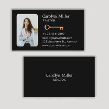 Custom Realtor Photo & Gold Key