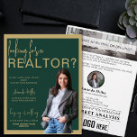 Custom Realtor Professional Real Estate Marketing Flyer<br><div class="desc">The Custom Realtor Professional Real Estate Marketing Flyer, a sophisticated and highly effective tool designed to elevate your real estate marketing efforts. This flyer features a personal neighbourhood card with photo, allowing you to connect with your audience on a personal level. Perfectly blending elegance and functionality, the flyer showcases an...</div>