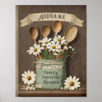 Custom Recipe Binder Front Insert