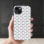 Custom Rectangle Business Company Logo Pattern iPhone 13 Case<br><div class="desc">This cool iPhone case,  featuring custom logo pattern would be great for your business/personal needs. Easily add your own logo by clicking on the "personalise" option.</div>