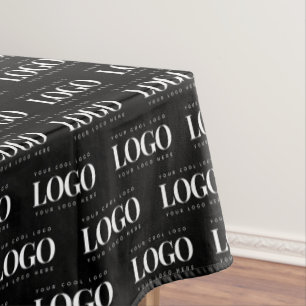 Custom Rectangle Business Company Logo Pattern  Tablecloth