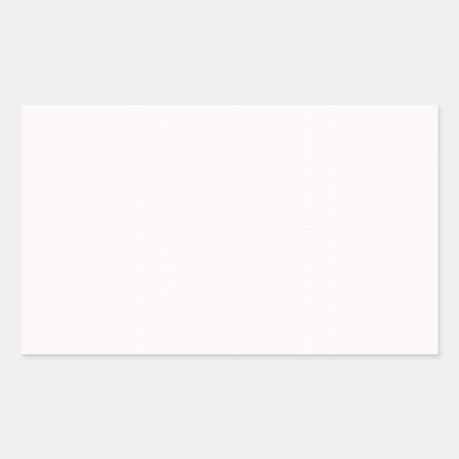 Custom Rectangle Stickers, Format: Sheet of  Rectangular Sticker (Front)
