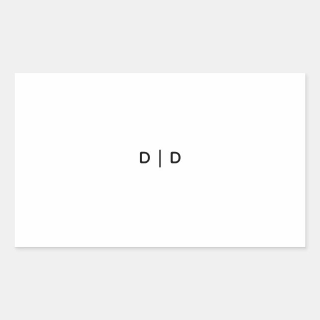 Custom Rectangle Stickers, Format: Sheet of  Rectangular Sticker (Front)