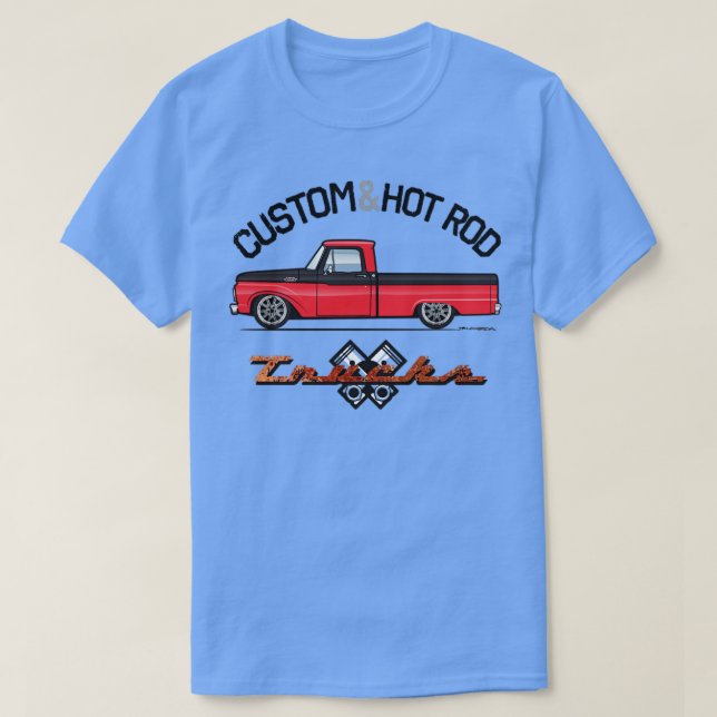 Custom Red and Black T-Shirt (Design Front)