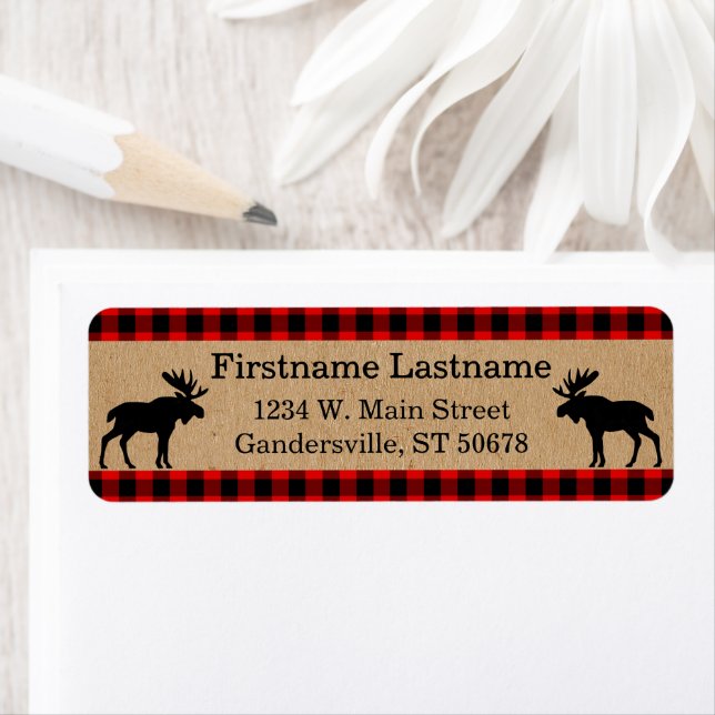 Custom Red Black Country Check Plaid Pattern (Insitu)