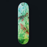 Custom Red Blue Yellow Green Modern Abstract Skateboard<br><div class="desc">Custom Red Blue Yellow Green Modern Abstract Art Template Trendy Blank Skateboard.</div>