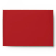 Custom Red Christmas Greeting Card Envelopes