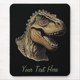 Custom Red Green Dinosaur T-Rex Tyrannosaurus Mouse Mat