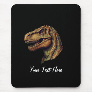 Custom Red Green Dinosaur T-Rex Tyrannosaurus Mouse Mat