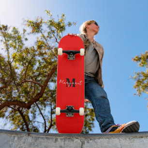 Custom Red Skateboard – Make It Yours Today