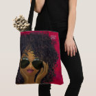 Custom Red Sorority Natural Hair Black Art