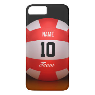 Custom Red Volleyball iPhone 8 Plus/7 Plus Case