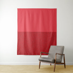 Custom Red Wall Tapestry – Bottom Half Texture