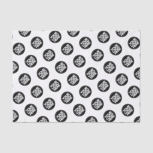 Custom repeating logo business tissue paper