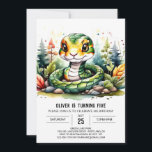 Custom Reptile Kids Birthday Party Invitation<br><div class="desc">Celebrate your child's special day with a Custom Reptile Kids Birthday Party invitation tailored precisely to your preferences. Imagine a party uniquely crafted to reflect your child's favourite reptiles, where every detail is personalised to create a truly memorable experience. This invitation captures that essence flawlessly, offering a fully customisable canvas...</div>