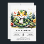 Custom Reptile Kids Birthday Party Invitation<br><div class="desc">Celebrate your child's special day with a Custom Reptile Kids Birthday Party invitation tailored precisely to your preferences. Imagine a party uniquely crafted to reflect your child's favourite reptiles, where every detail is personalised to create a truly memorable experience. This invitation captures that essence flawlessly, offering a fully customisable canvas...</div>