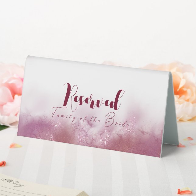 Custom Reserved Marble theme family of the bride (In SItu (Wedding))