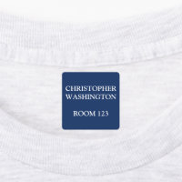 Custom Residential Home Blue Iron On Clothing