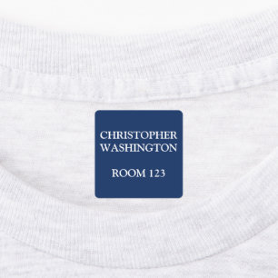 Custom Residential Home Blue Iron On Clothing