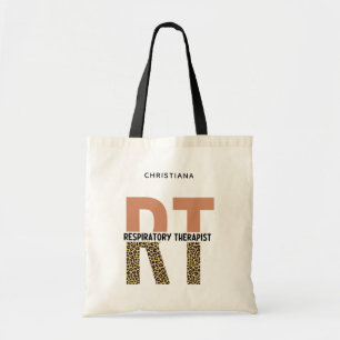 Custom Respiratory Therapist RT Gift Tote Bag
