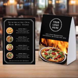 Custom Restaurant Promo Black