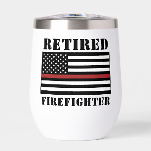 Custom Retired Firefighter Thin Red Line