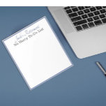 Custom Retiree's humorous note pad<br><div class="desc">Great gift for new retiree!</div>
