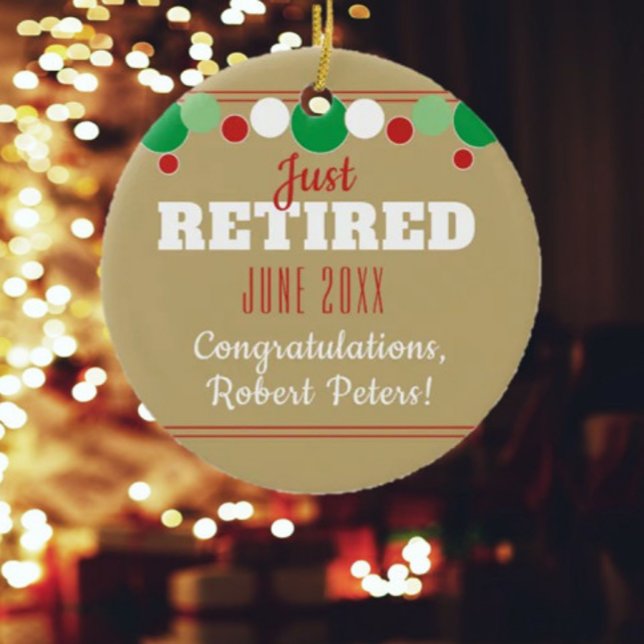 Custom retirement ornament (Creator Uploaded)