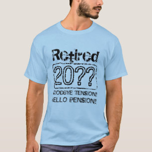 Custom retirement tee shirts for retiring men