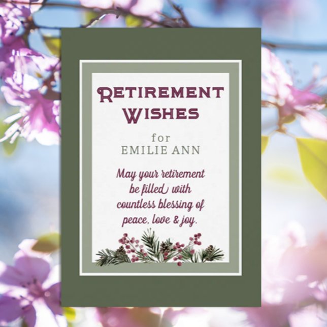  Custom Retirement Wishes for Friend Card (Creator Uploaded)