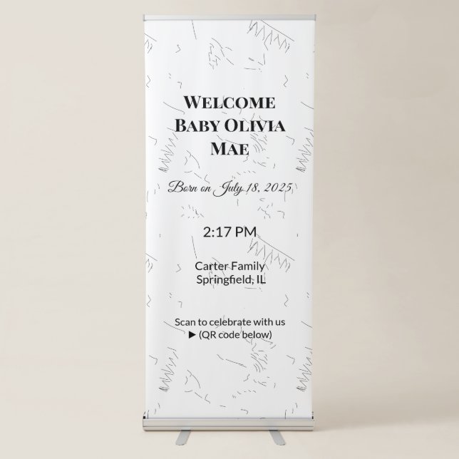 Custom Retractable Banner | Event & Tabletop (Front)